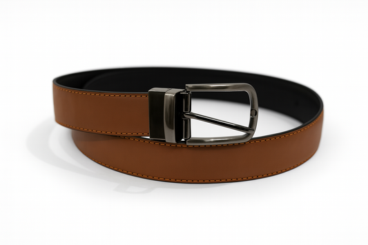 Double-Sided Leather Belt