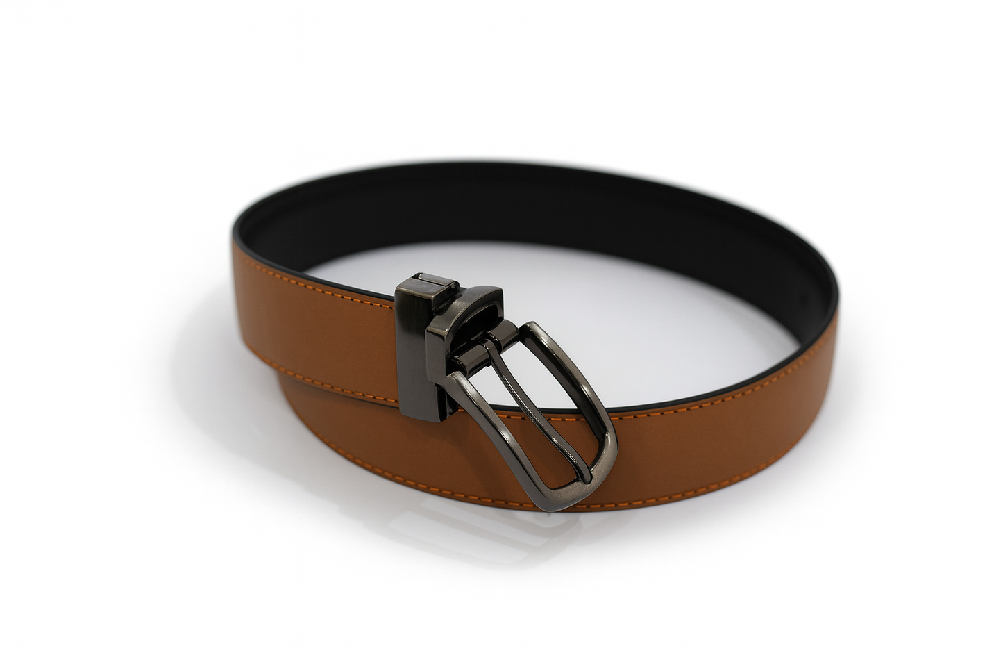 Double-Sided Leather Belt