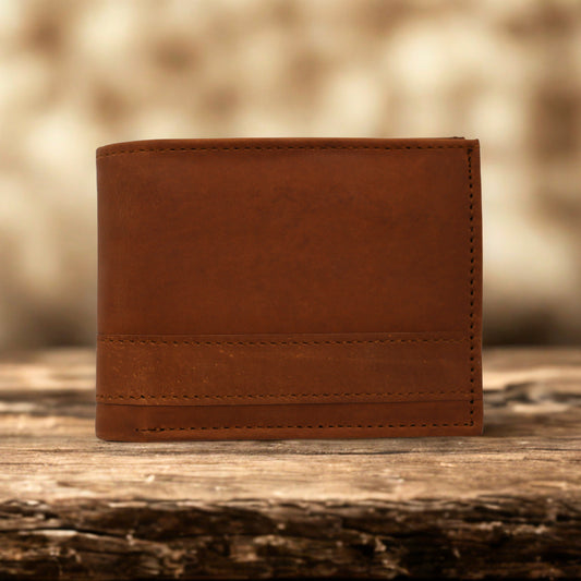 Leather RFID Passcase Wallet