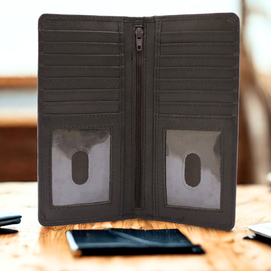 Long Leather Wallet