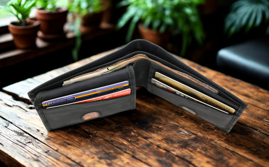 Leather RFID Passcase Wallet