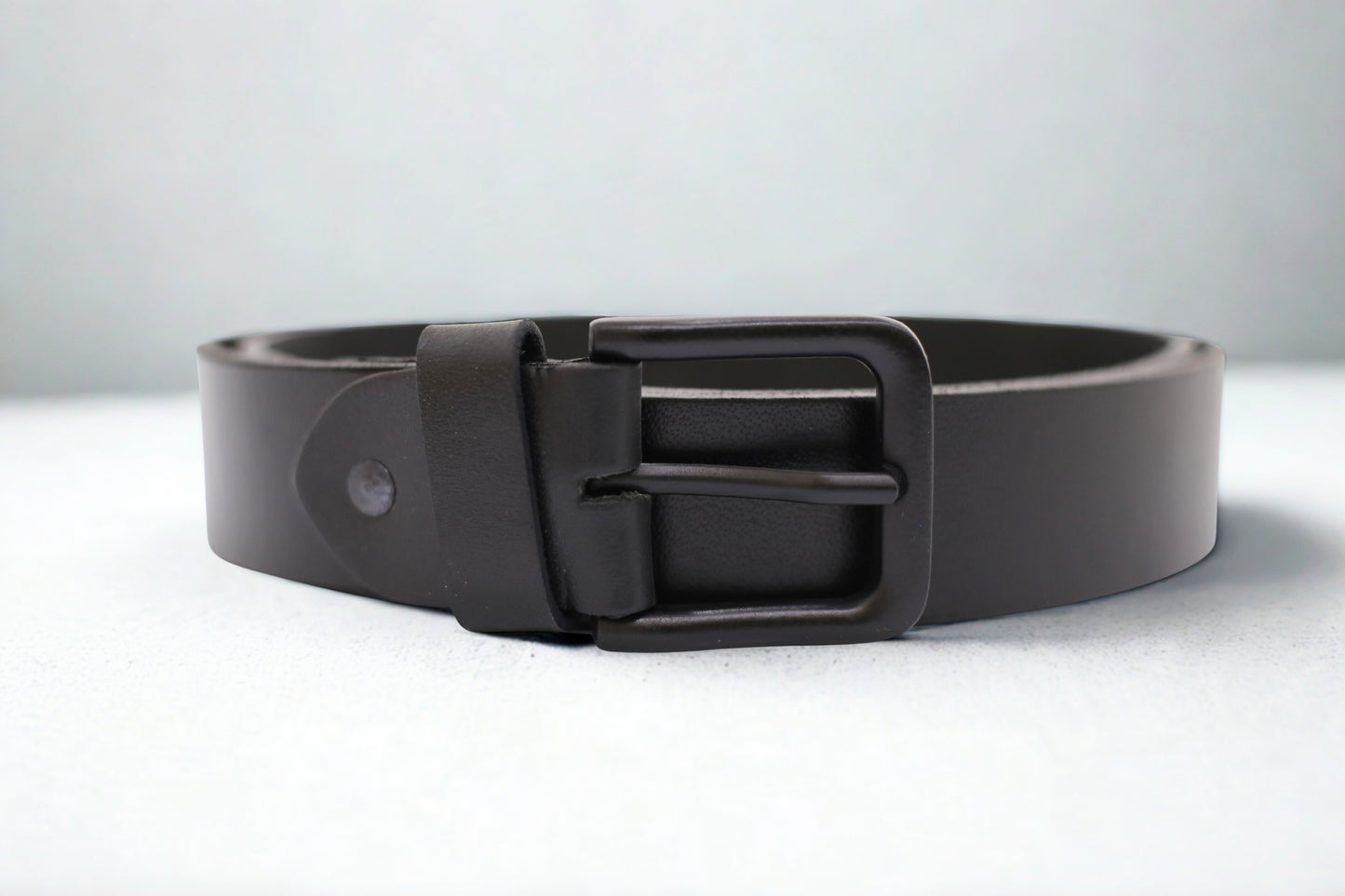 Slim 1.3cm Leather Belt