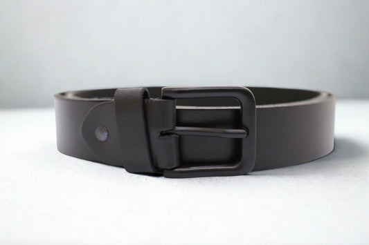 Slim 1.3cm Leather Belt