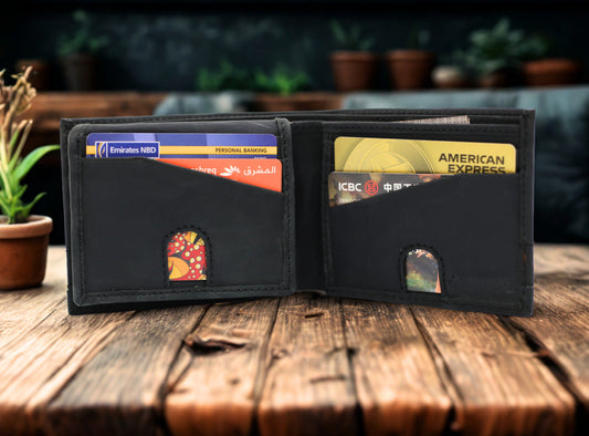 Leather RFID Passcase Wallet