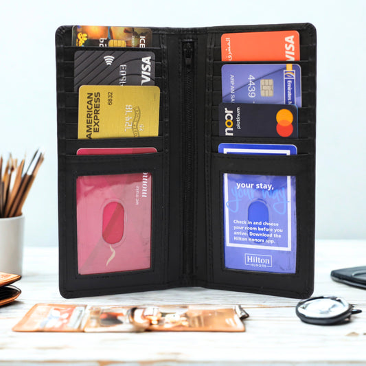 Long Leather Wallet
