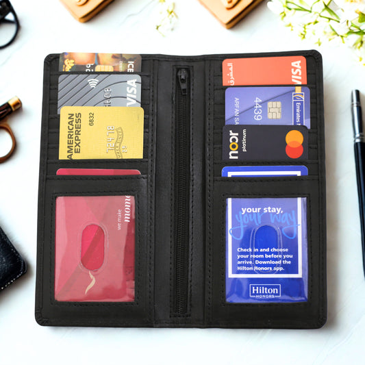 Long Leather Wallet