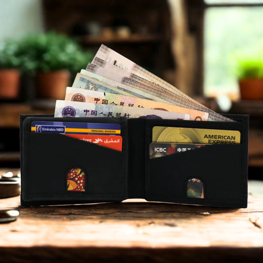 Leather RFID Passcase Wallet