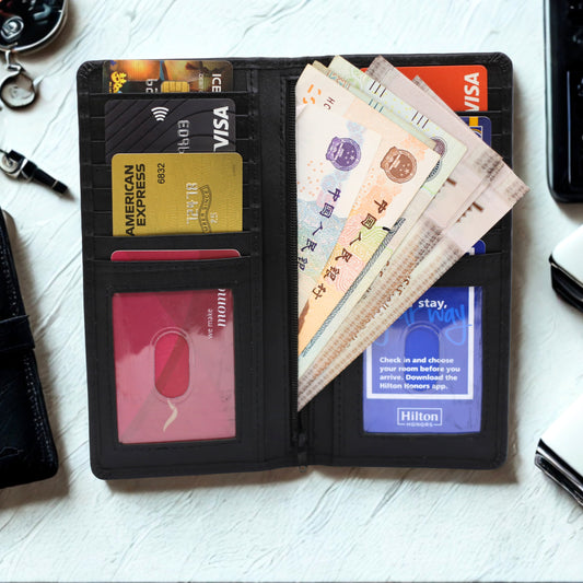 Long Leather Wallet