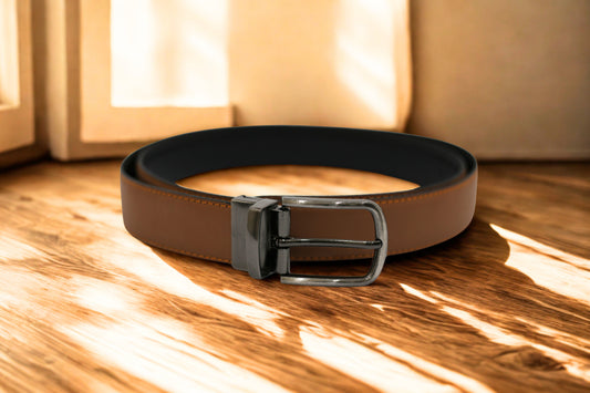Double-Sided Leather Belt
