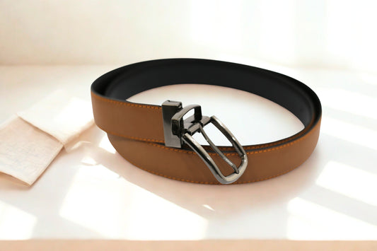 Double-Sided Leather Belt