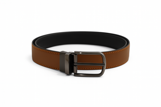 Double-Sided Leather Belt