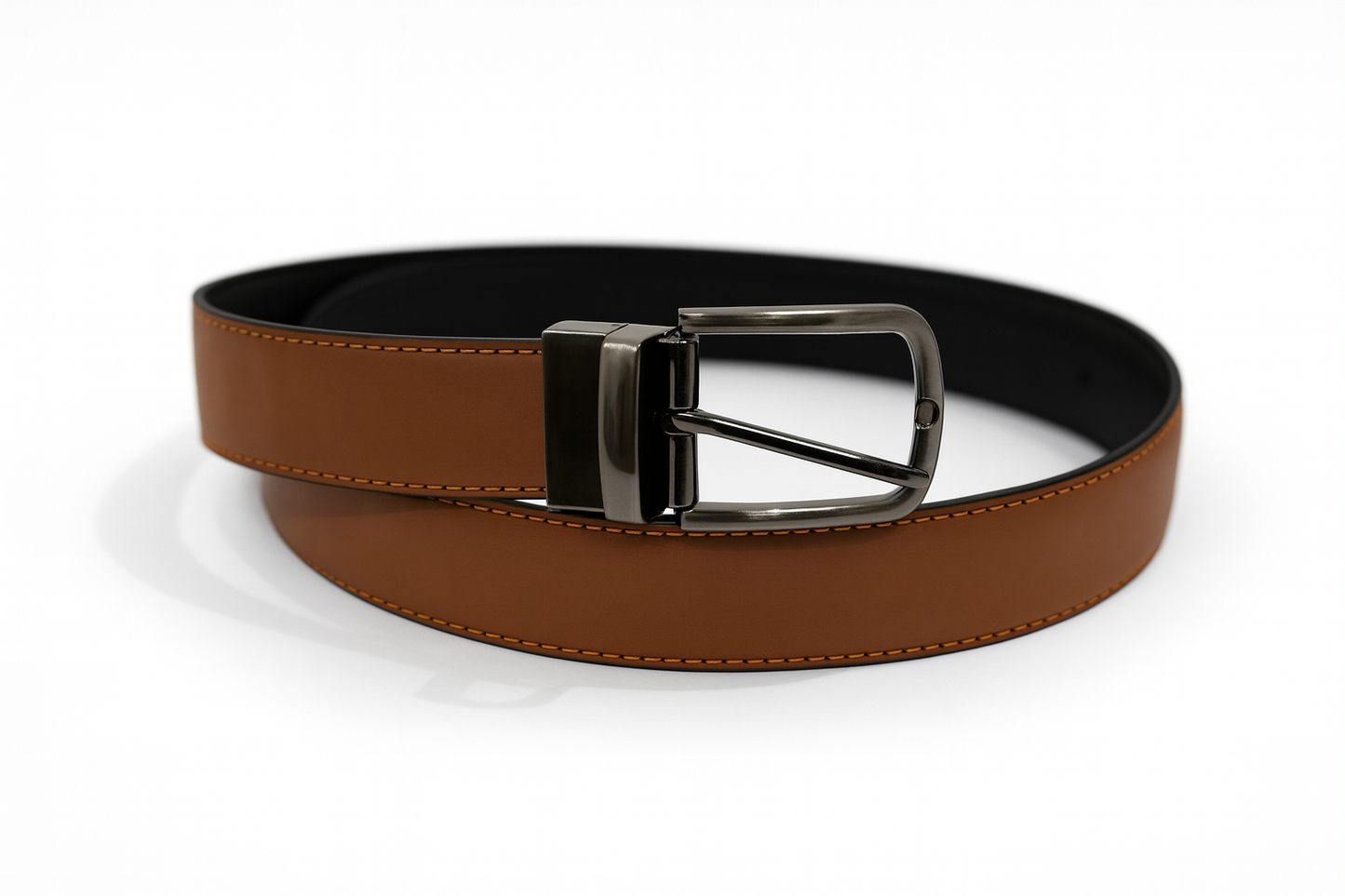 Double-Sided Leather Belt
