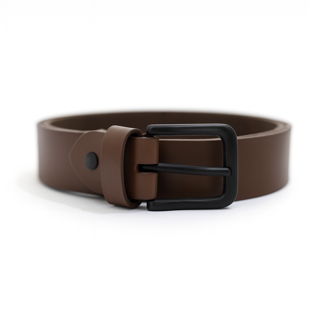 Slim 1.3cm Leather Belt