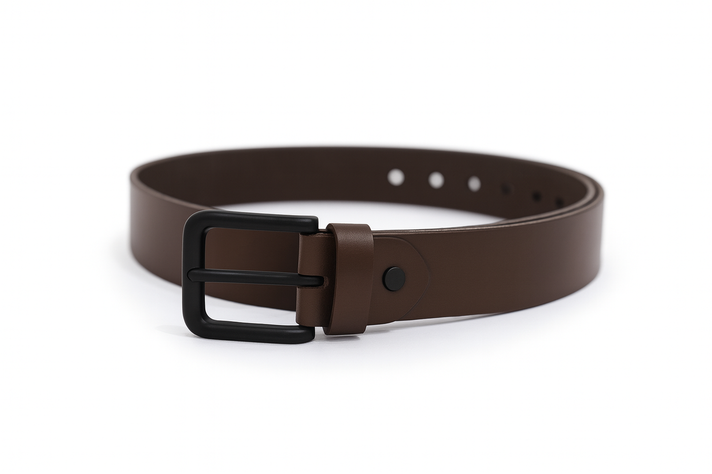 Slim 1.3cm Leather Belt