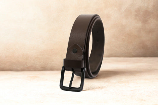 Slim 1.3cm Leather Belt